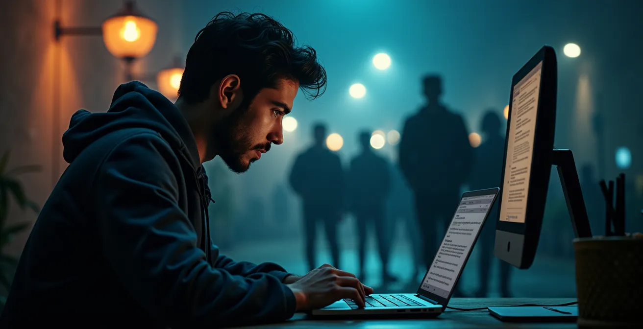 Illustration conceptuelle d’un client réalisant un job to be done avec une start-up unie contre un ennemi commun symbolique.