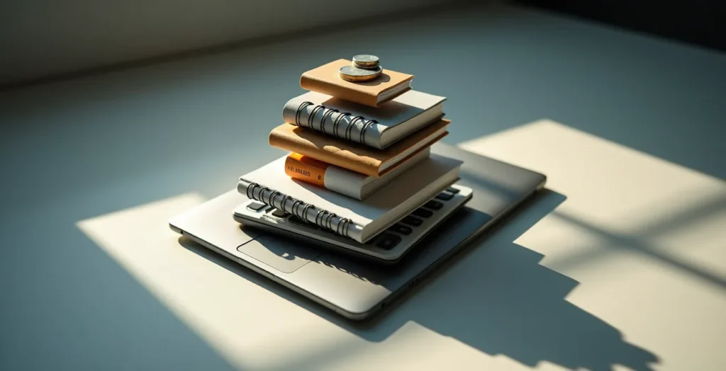 Représentation symbolique de la progression vers les revenus passifs avec trois niveaux d'activité