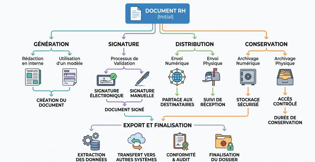 Arbre de décision pour choisir un SIRH de dématérialisation RH